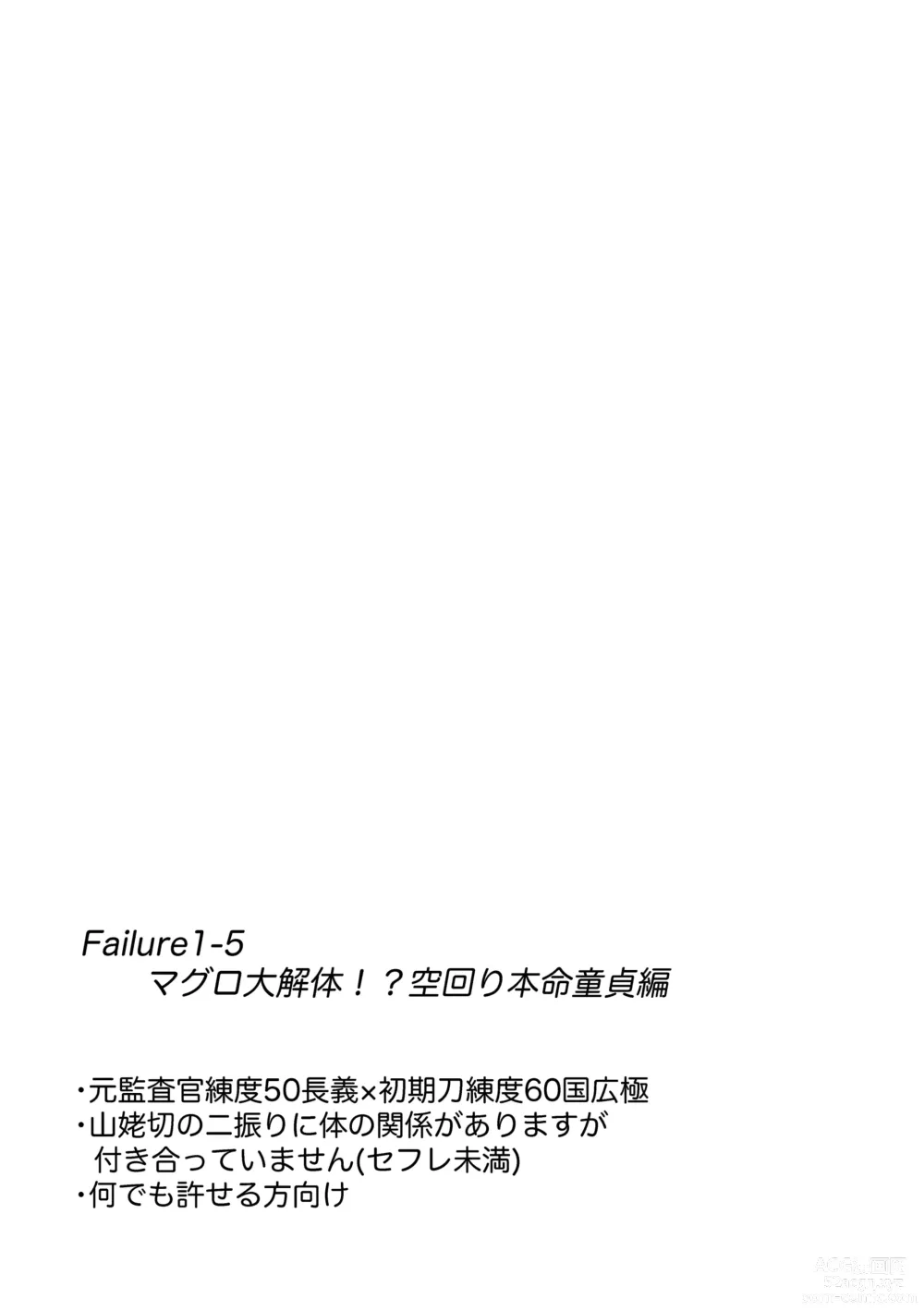 Page 2 of doujinshi Yama ● Setsu ● gi Sekkusu Shippai-shuu