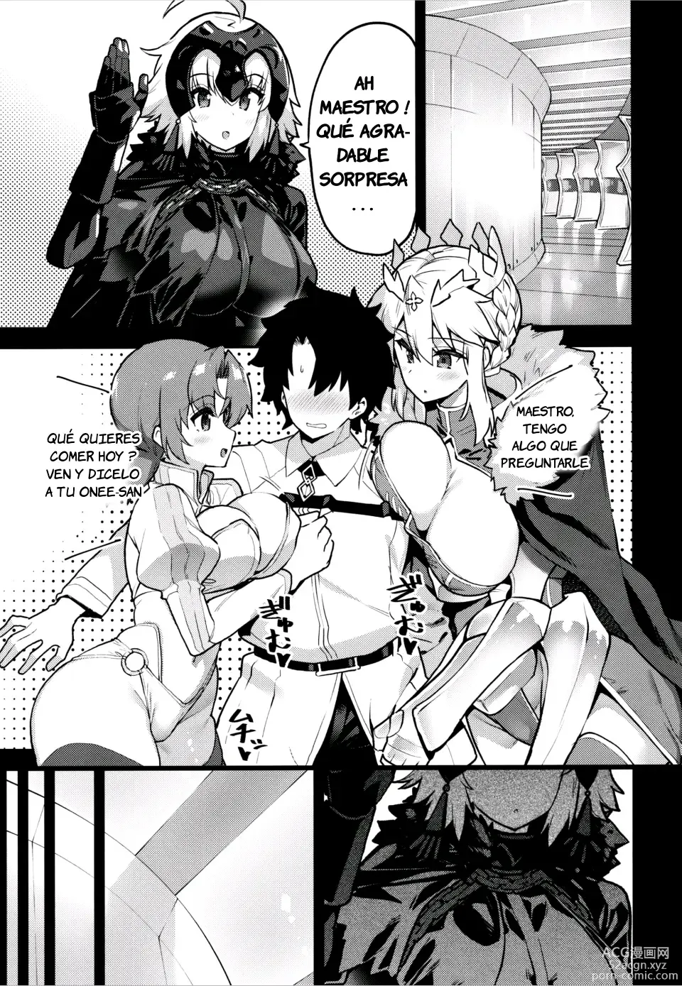 Page 2 of doujinshi You Like This, Don't You, Master? This Sort Of Thing, I Mean...