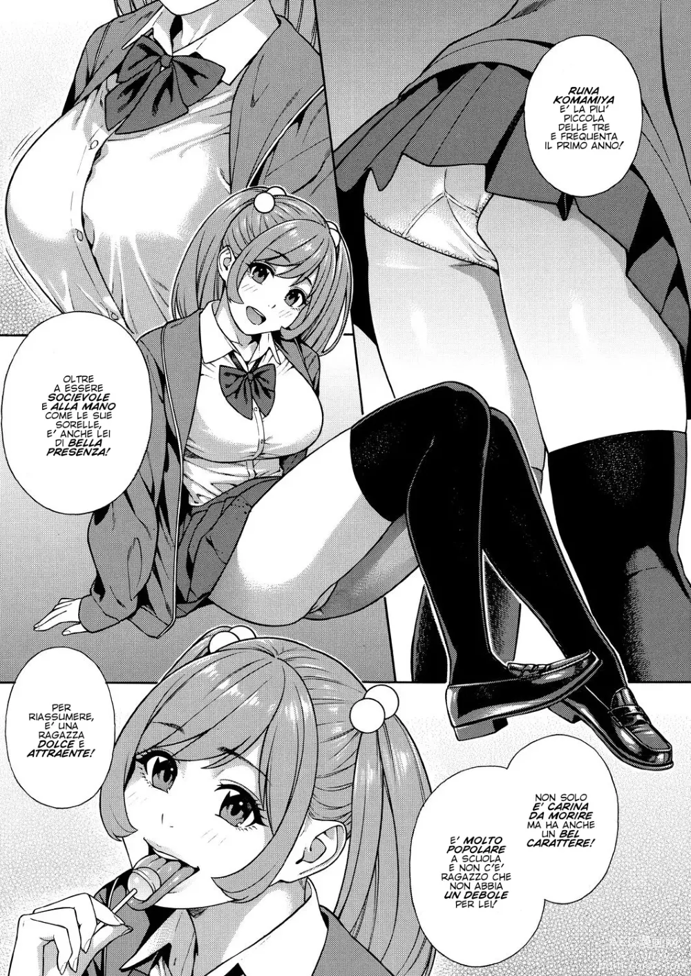Page 7 of manga Un Harem con tre Sorelle Troie Affamate di Sperma Cap. 1