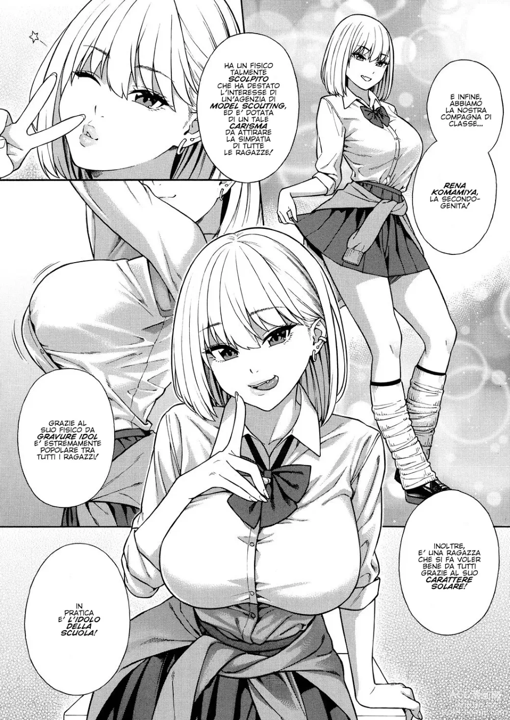 Page 8 of manga Un Harem con tre Sorelle Troie Affamate di Sperma Cap. 1