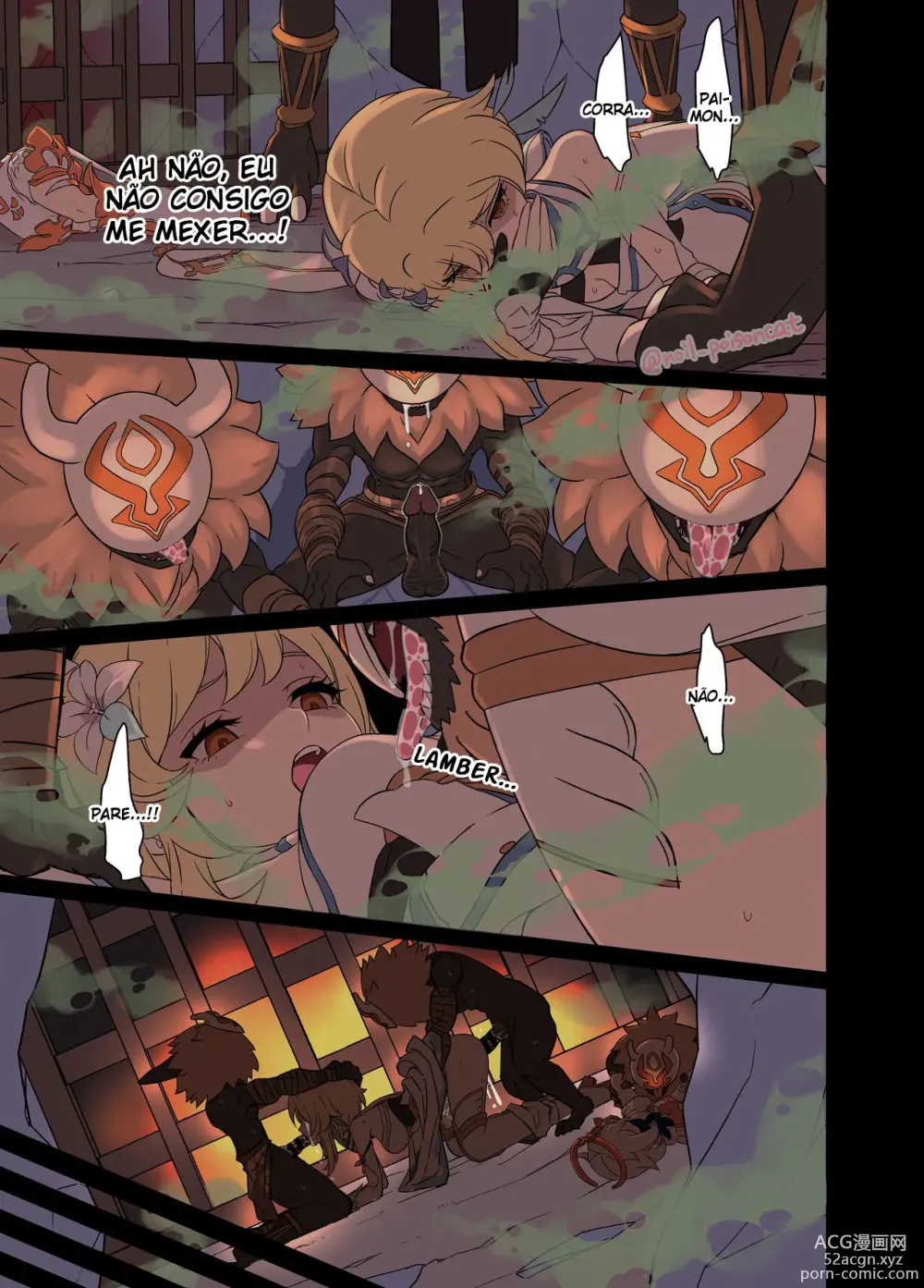 Page 11 of doujinshi Uma história sobre fazer coisas ruins com uma bêbada Shenhe