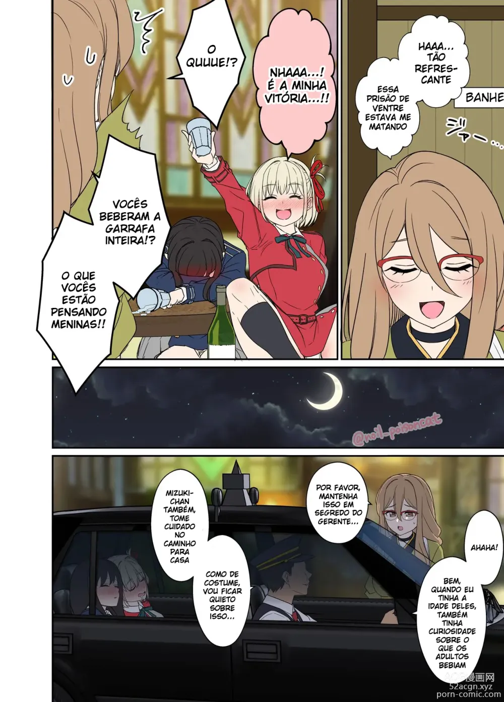 Page 2 of doujinshi Uma história sobre fazer coisas ruins com uma bêbada Inoue Takina