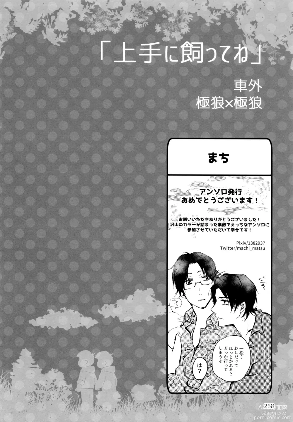 Page 258 of doujinshi KaraIchi Yagai Play Anthology Osoto de Asobo