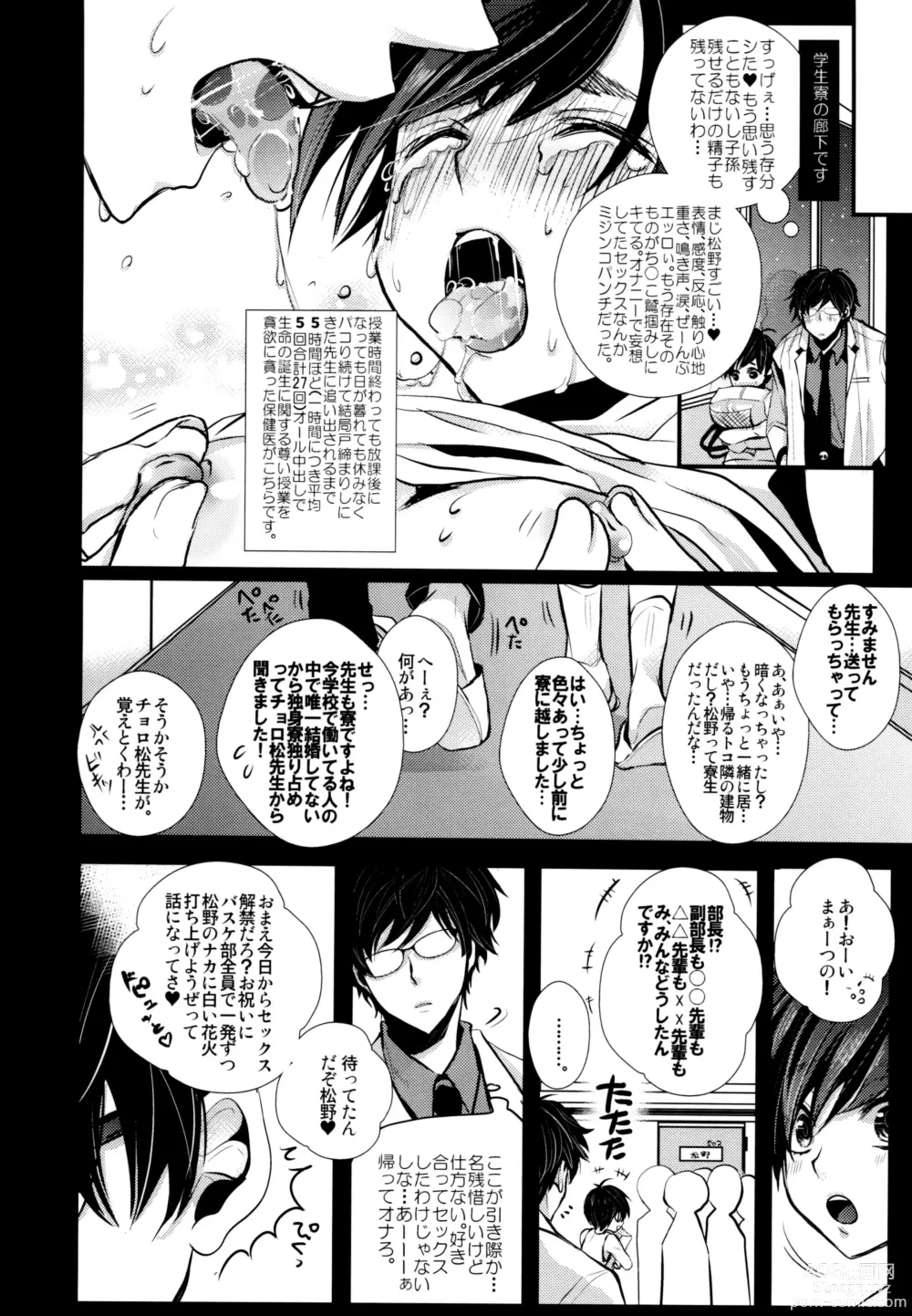 Page 11 of doujinshi Sensei datte Gaman Shinai.