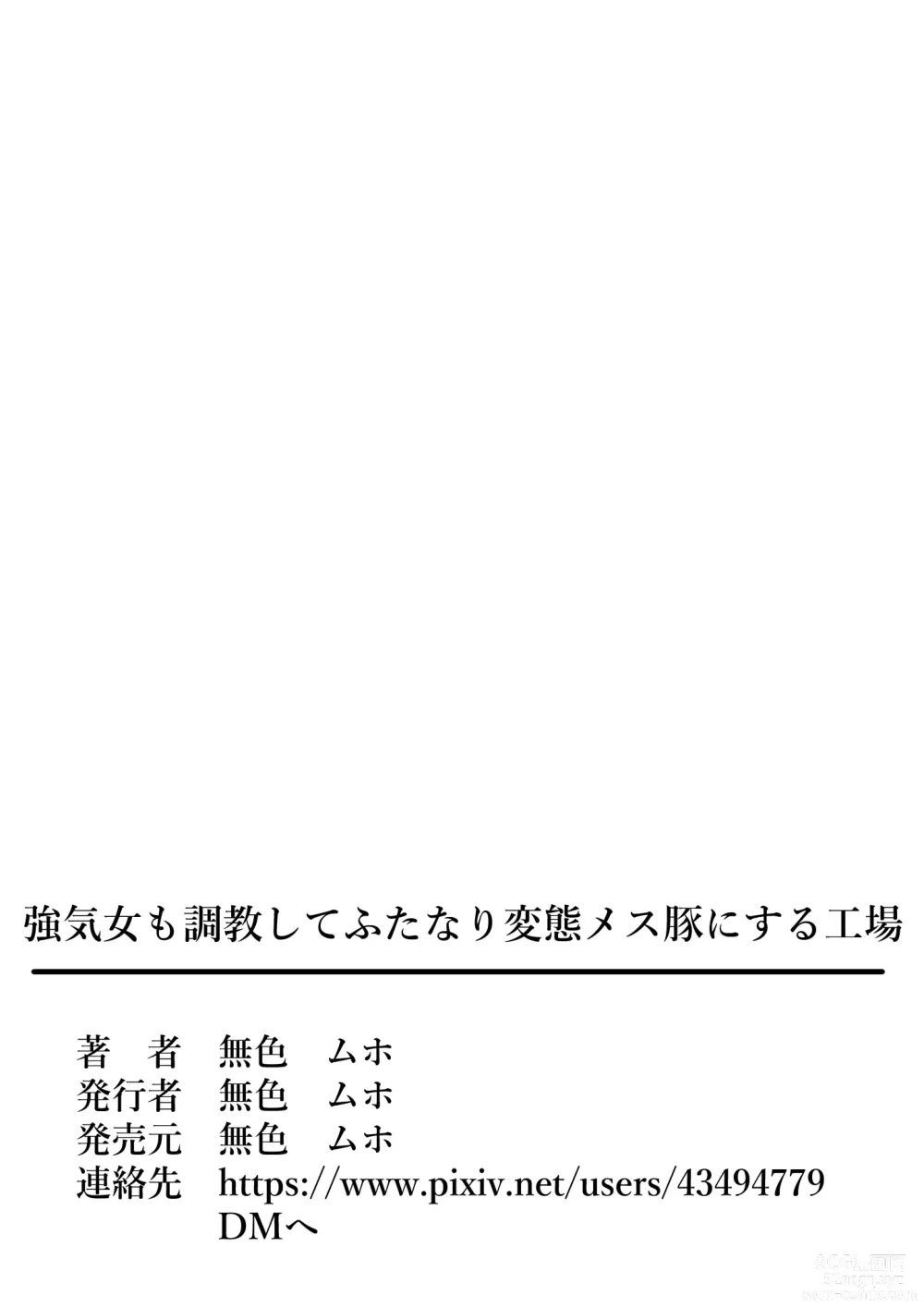 Page 36 of doujinshi Tsuyoki Onna  mo Choukyou Shite  Futanari Hentai  Mesubuta  ni Suru Koujou