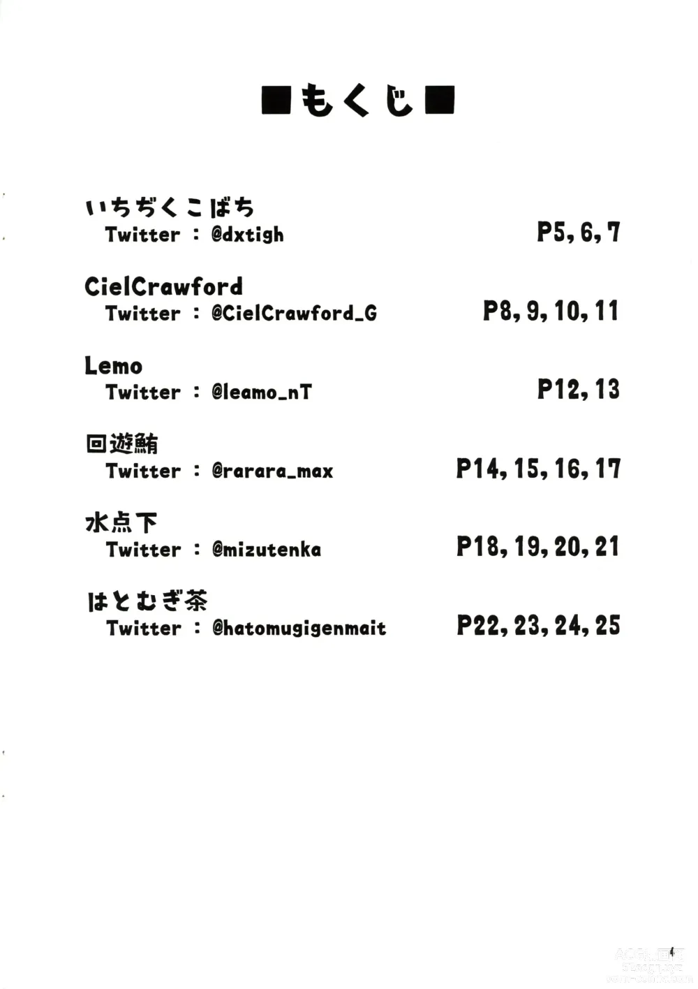 Page 4 of doujinshi Chouwaku Rakuen Chousa Kiroku side:B