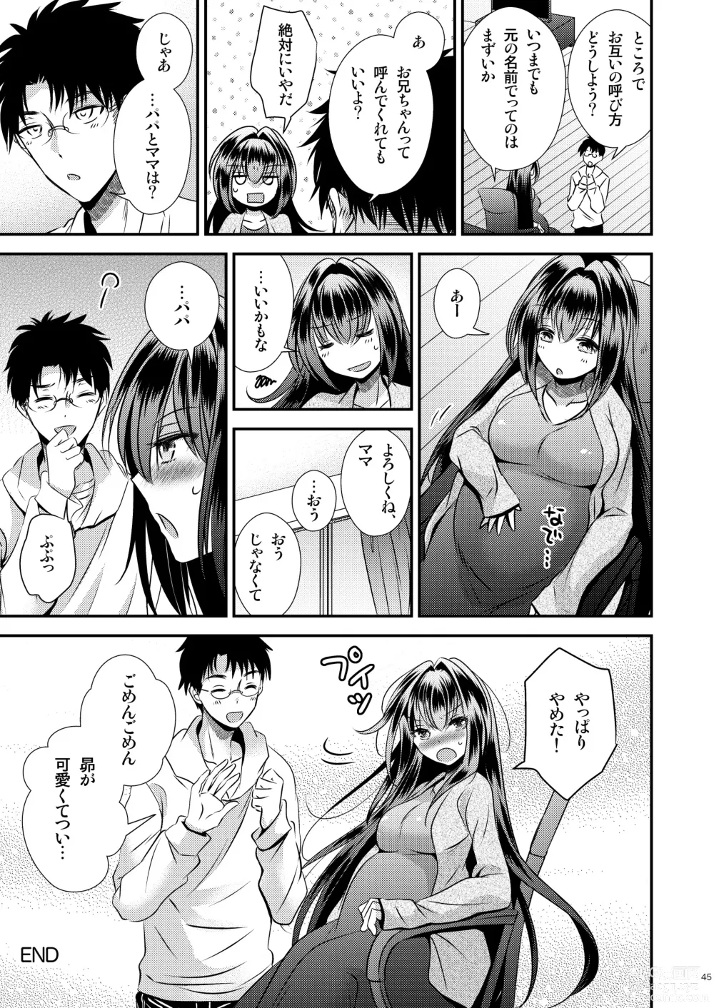 Page 45 of doujinshi Seiyoku Shori ni Tsukatteita Imouto to  Irekawatta Ani