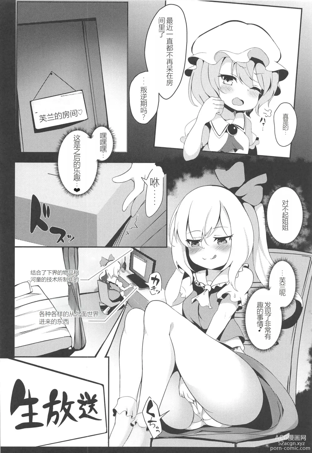 Page 6 of doujinshi Haishingai! Ano Ninki YouTuber Flandre no Himitsu