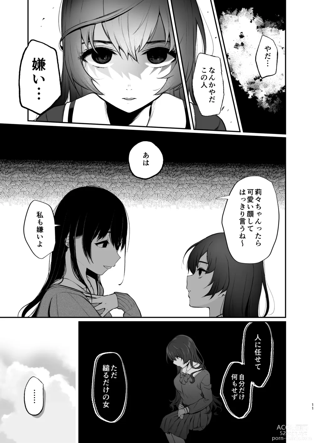 Page 10 of doujinshi Jorougumo no Hanazono 3 ~Boku wa Seito o Hitasura Okasu. Itsuka, Kanojo to Sex suru Tame ni.~