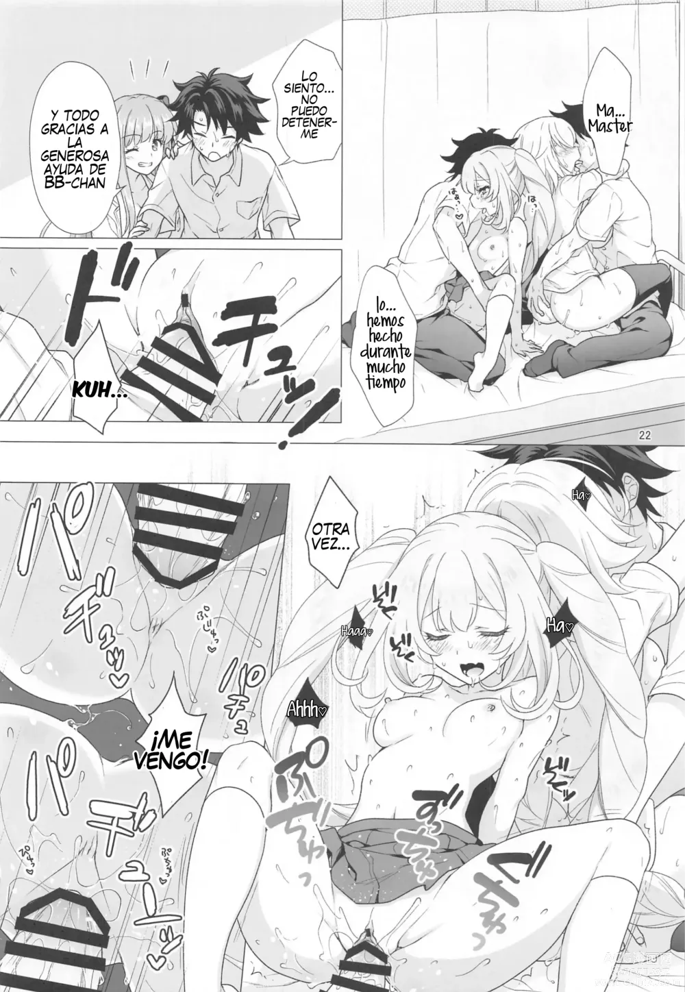 Page 21 of doujinshi CHALDEA GIRLS COLLECTION Jeanne & Marie Motto Seifuku H Shimakuru Hon