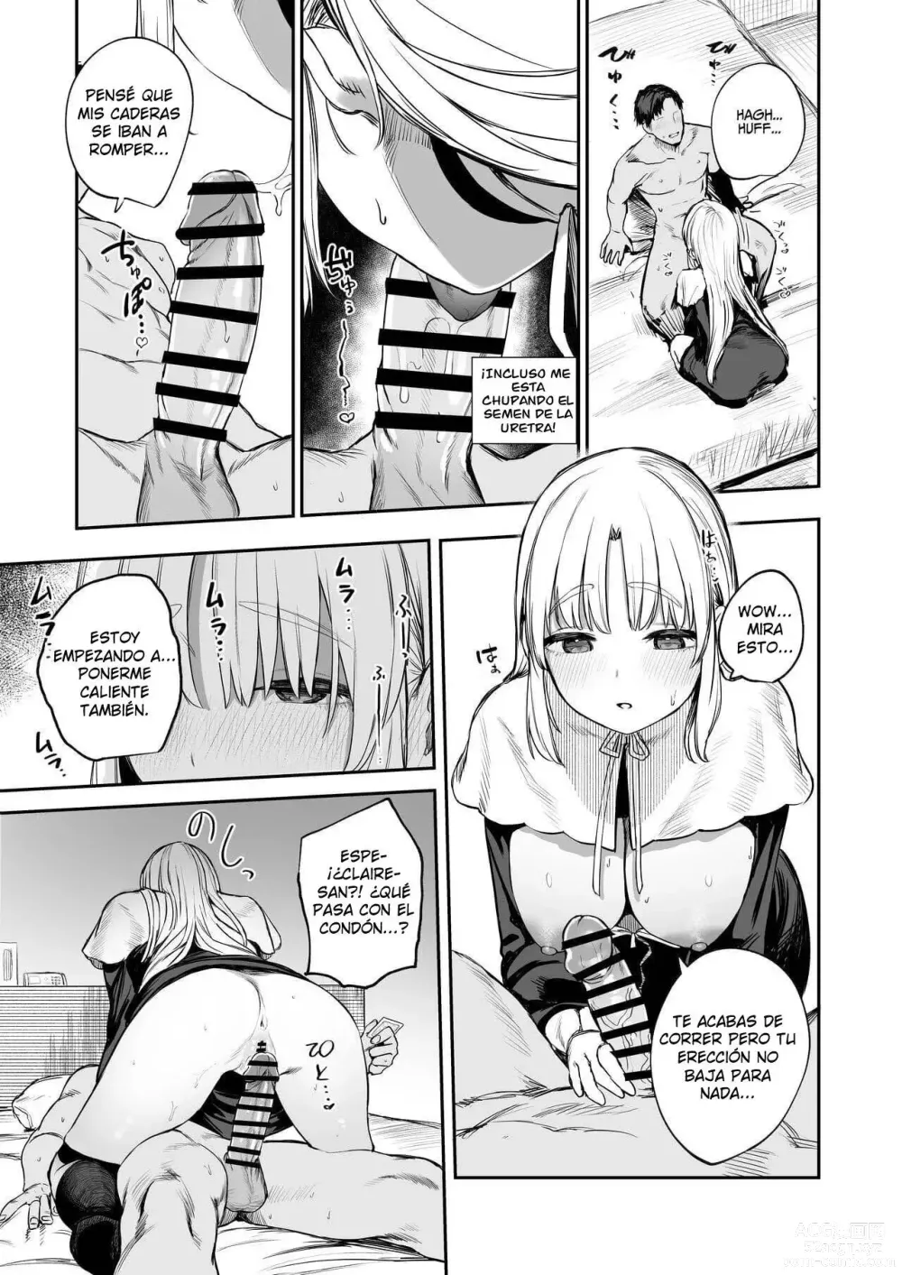 Page 14 of doujinshi Why Would Claire be in Vtuber Soapland?