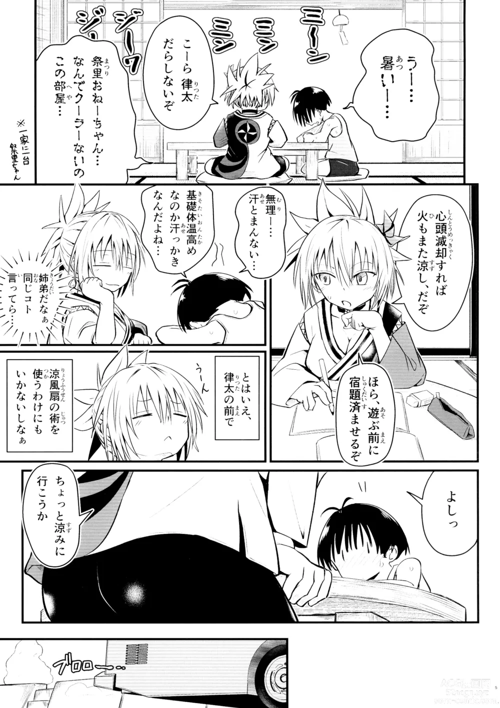 Page 5 of doujinshi Harenchi! Matsuri-chan 4