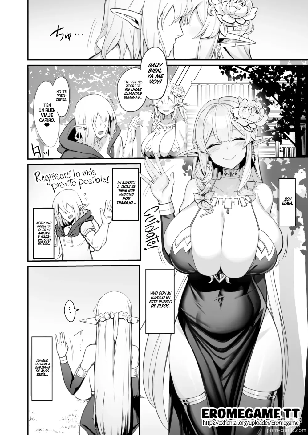 Page 3 of doujinshi A Manga About an Elf Housewife