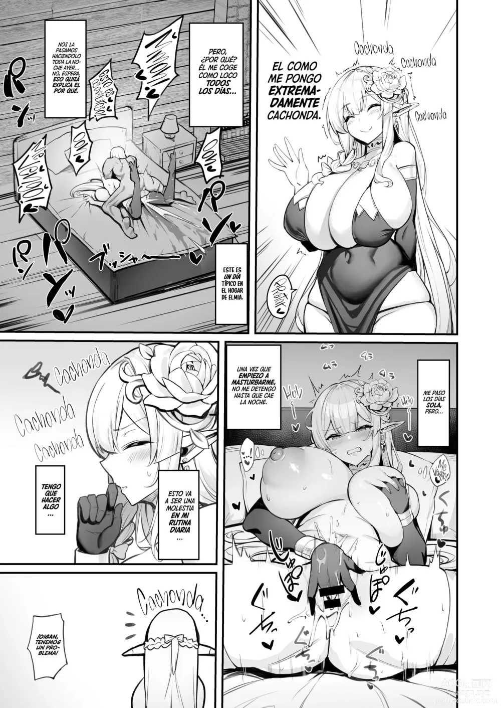 Page 4 of doujinshi A Manga About an Elf Housewife