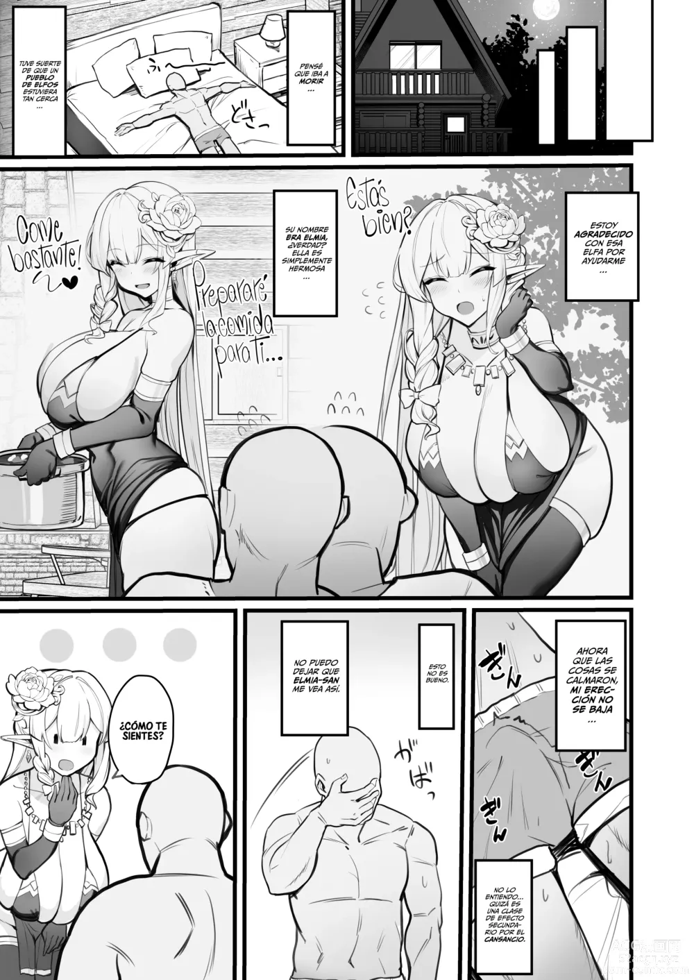 Page 6 of doujinshi A Manga About an Elf Housewife
