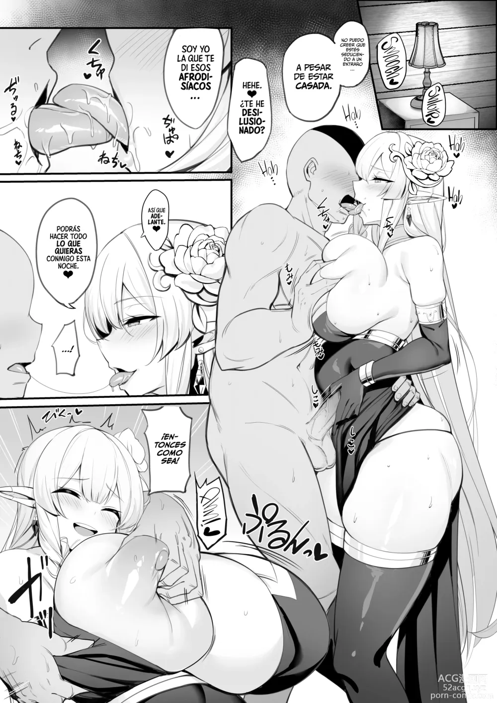 Page 8 of doujinshi A Manga About an Elf Housewife