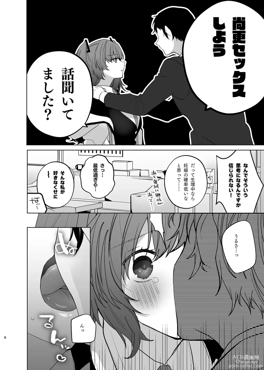 Page 8 of doujinshi Seiri Yuuka to Sukebe Suru Hon