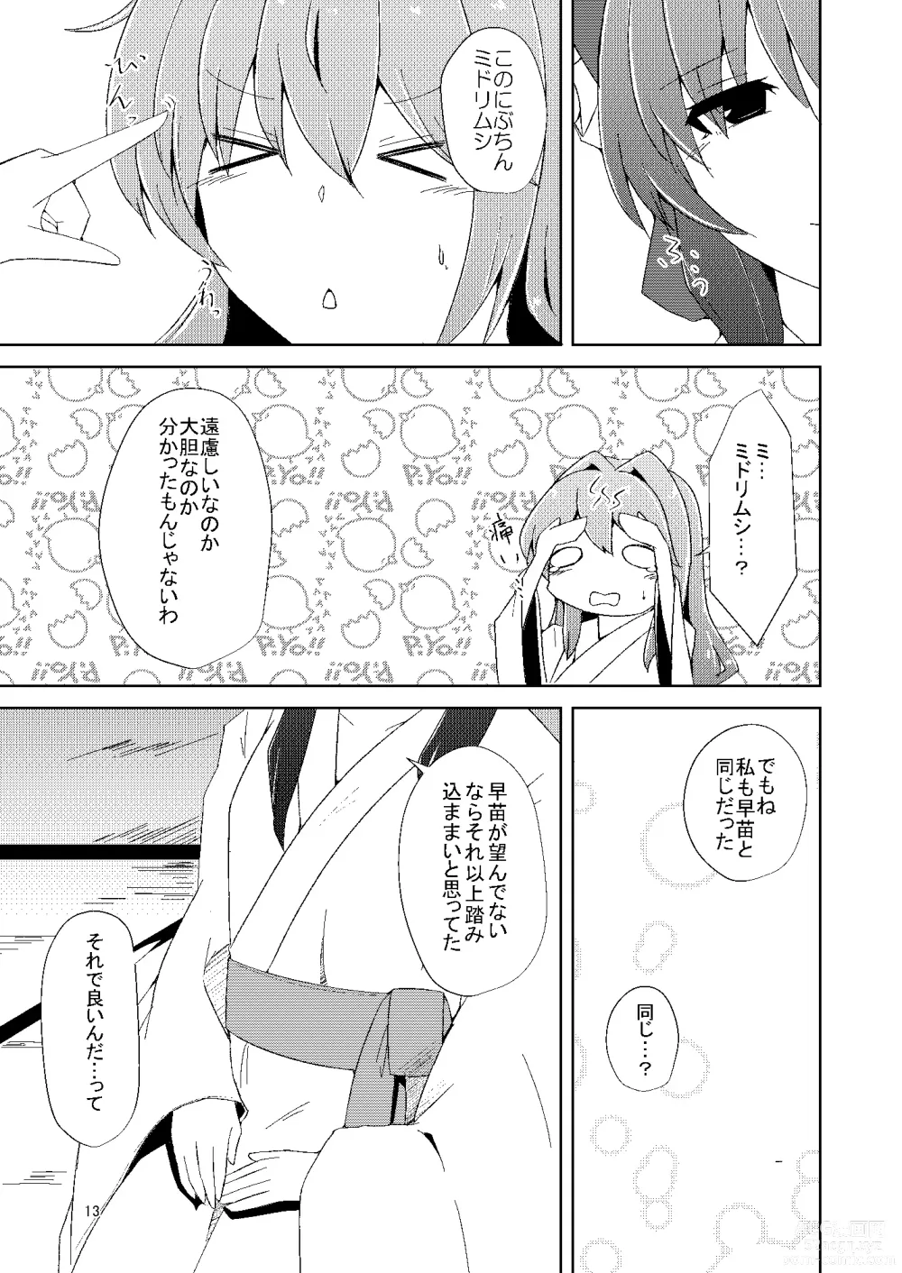 Page 12 of doujinshi Onaji desu ne