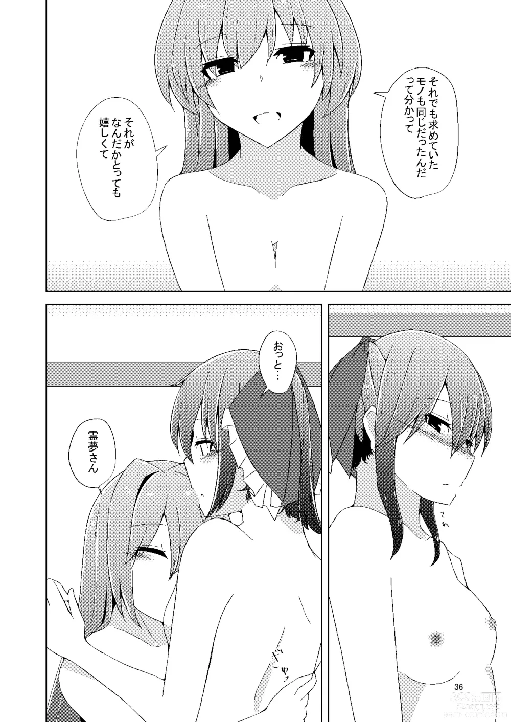 Page 35 of doujinshi Onaji desu ne