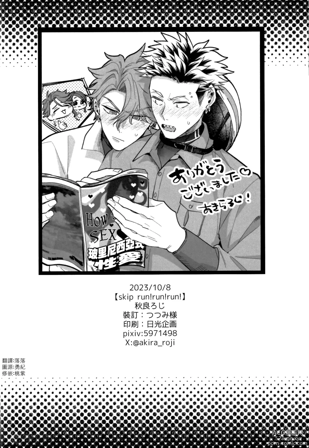 Page 29 of doujinshi skip run!run!run! (uncensored)