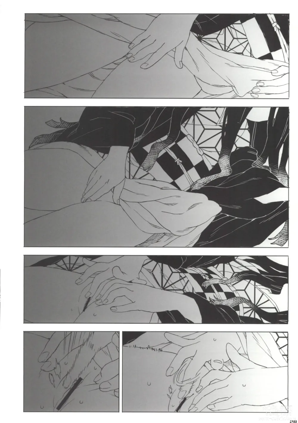 Page 27 of doujinshi 摩耳甫斯的床鋪
