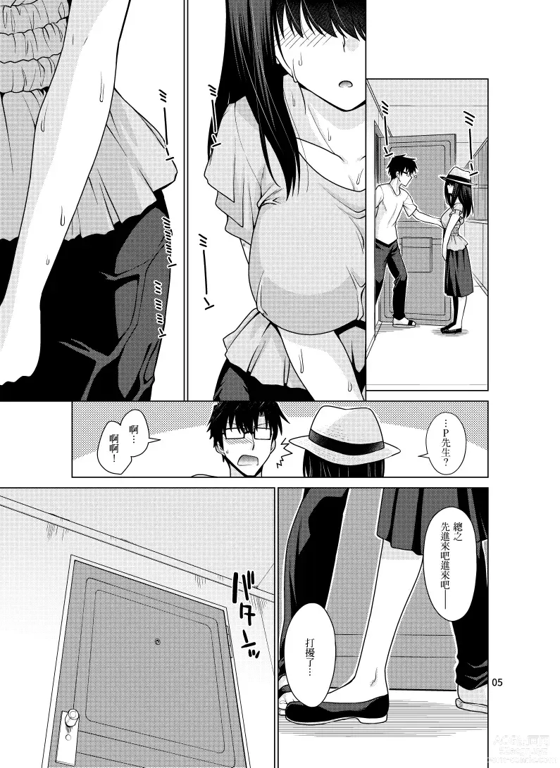 Page 4 of doujinshi Sagisawa Fumika wa P ni Guchogucho ni Saretai!