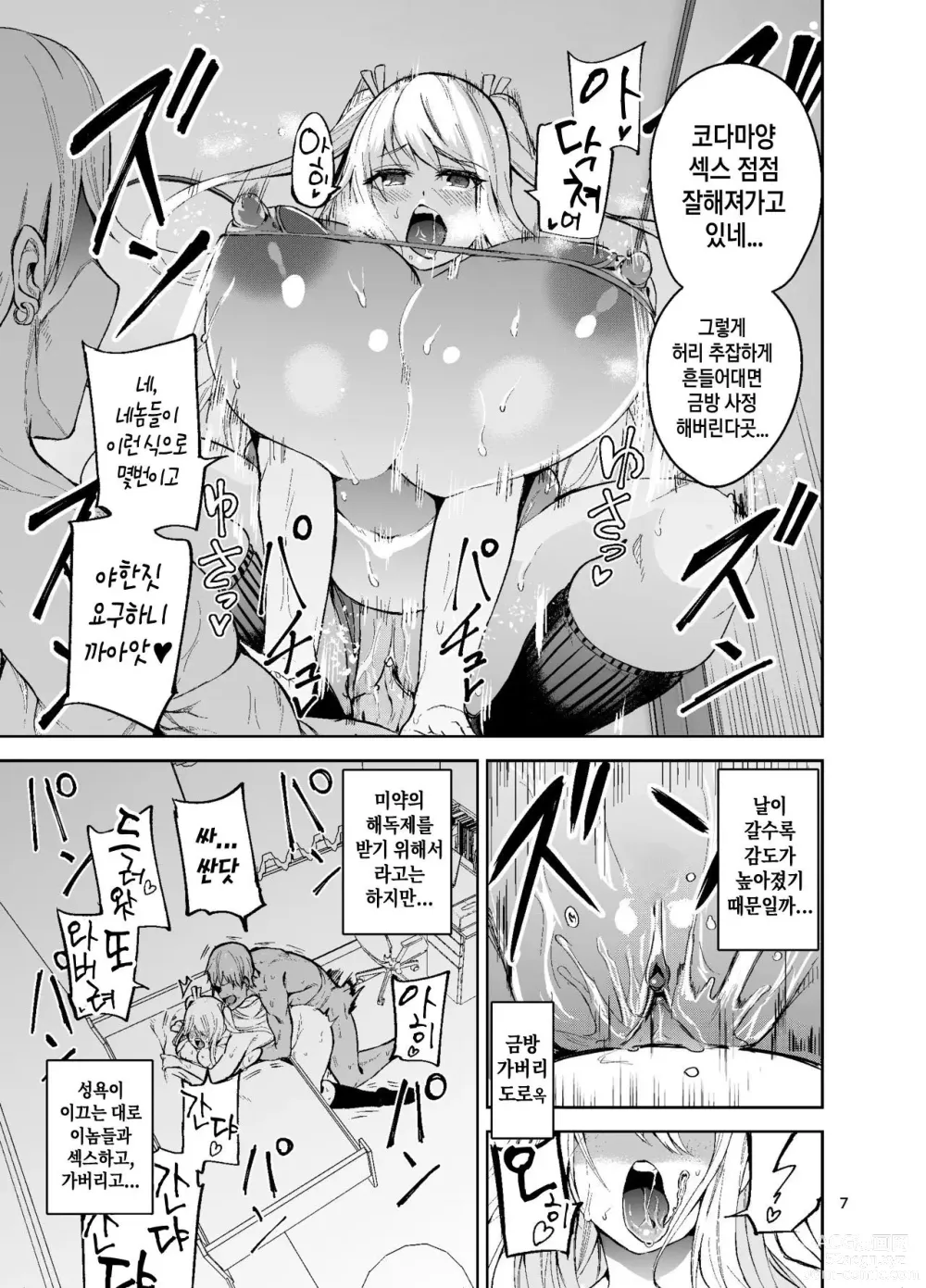 Page 8 of doujinshi TS Musume Kodama-chan to H! Sono 2｜TS녀 코다마쨩과 H! 그 2