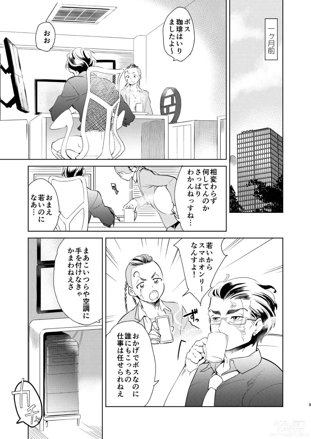 Page 8 of doujinshi Kami no Harawata ni wa Mada Hayai Jou