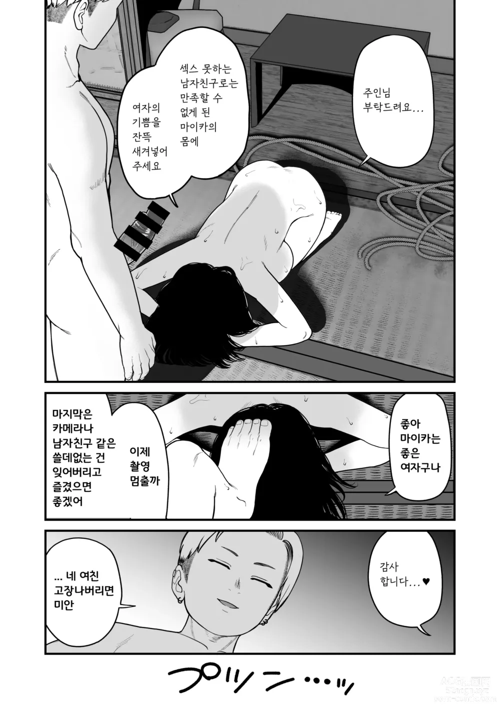 Page 27 of doujinshi Boku to Kanjo to Goshujin-sama no Fuyuyasumi 3