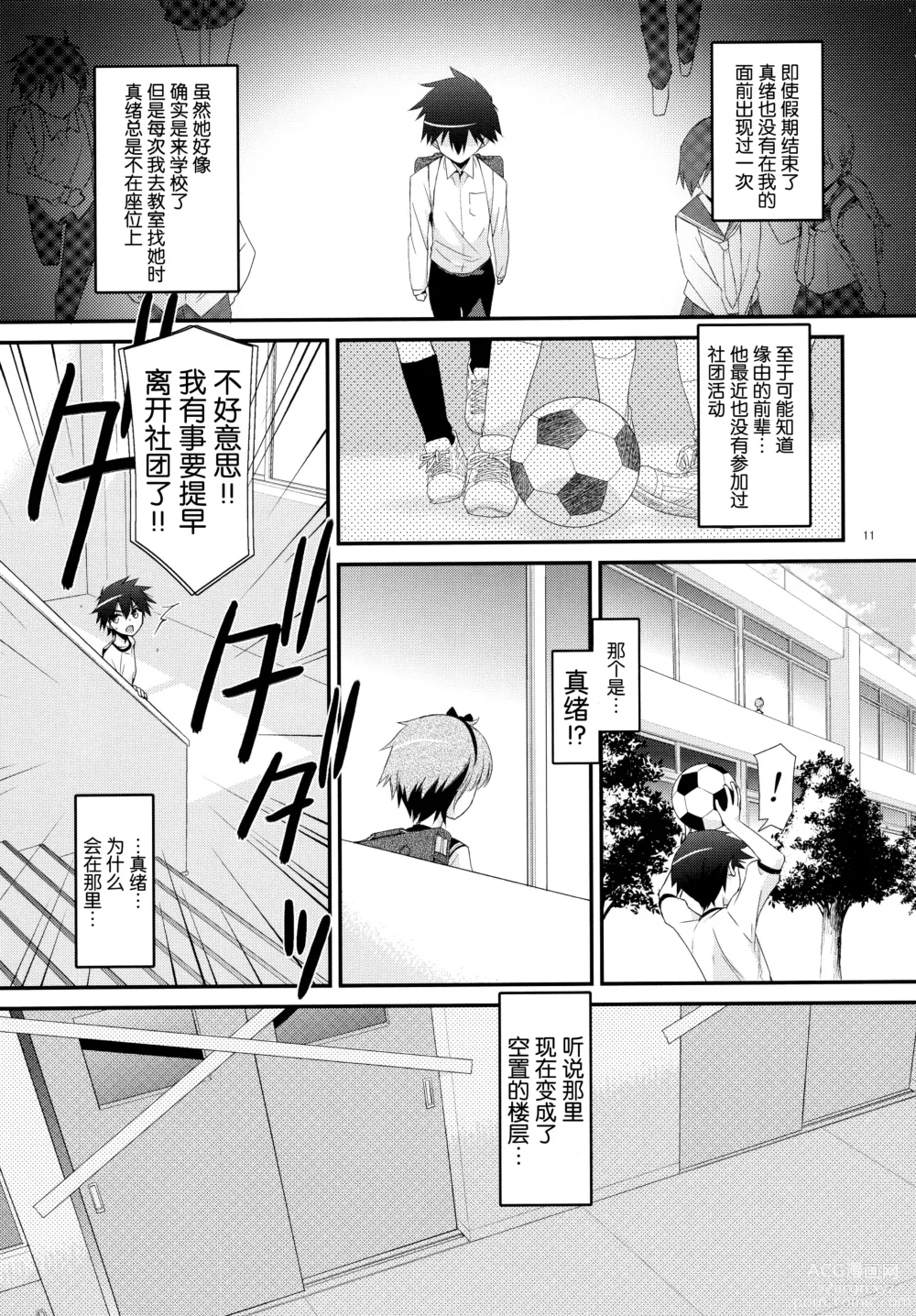 Page 11 of doujinshi Anoko ga Aitsu no Omocha ni Natta Hi - Kitagawa Mao Hen