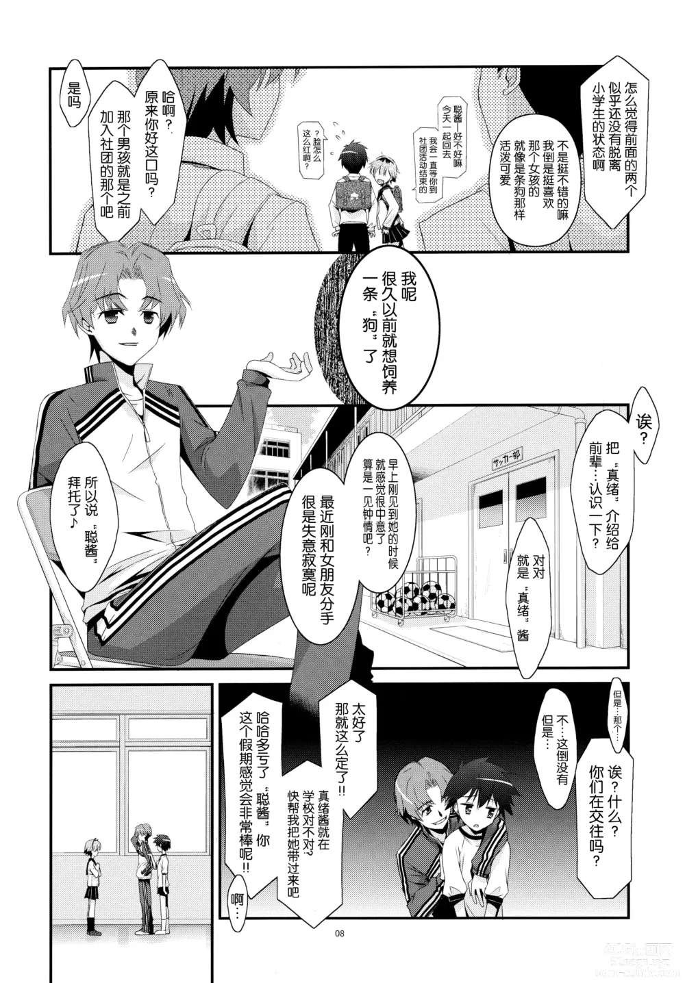 Page 8 of doujinshi Anoko ga Aitsu no Omocha ni Natta Hi - Kitagawa Mao Hen