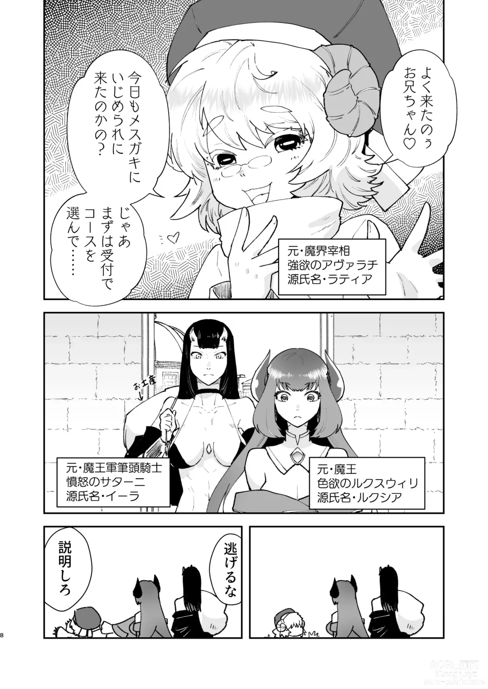 Page 6 of doujinshi Moto Saikyou Maou Gen TS Shoufu 3 Mesugaki Mazoku ni Shiboritoraretai Hen