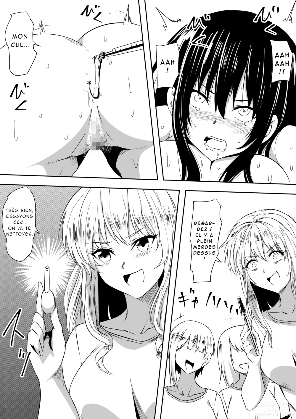 Page 14 of doujinshi Une étudiante transférée a subi un supplice SM pervers