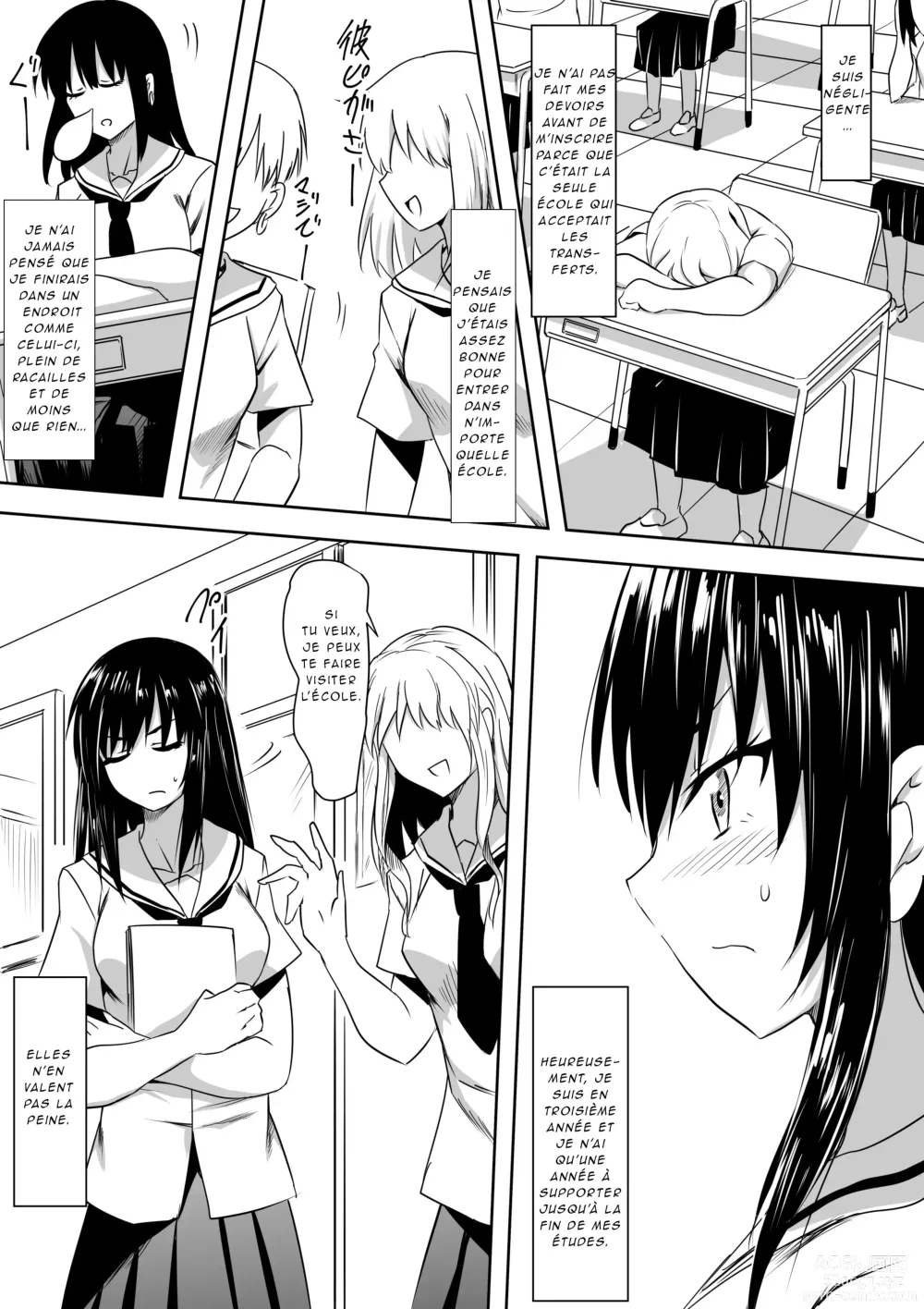 Page 3 of doujinshi Une étudiante transférée a subi un supplice SM pervers