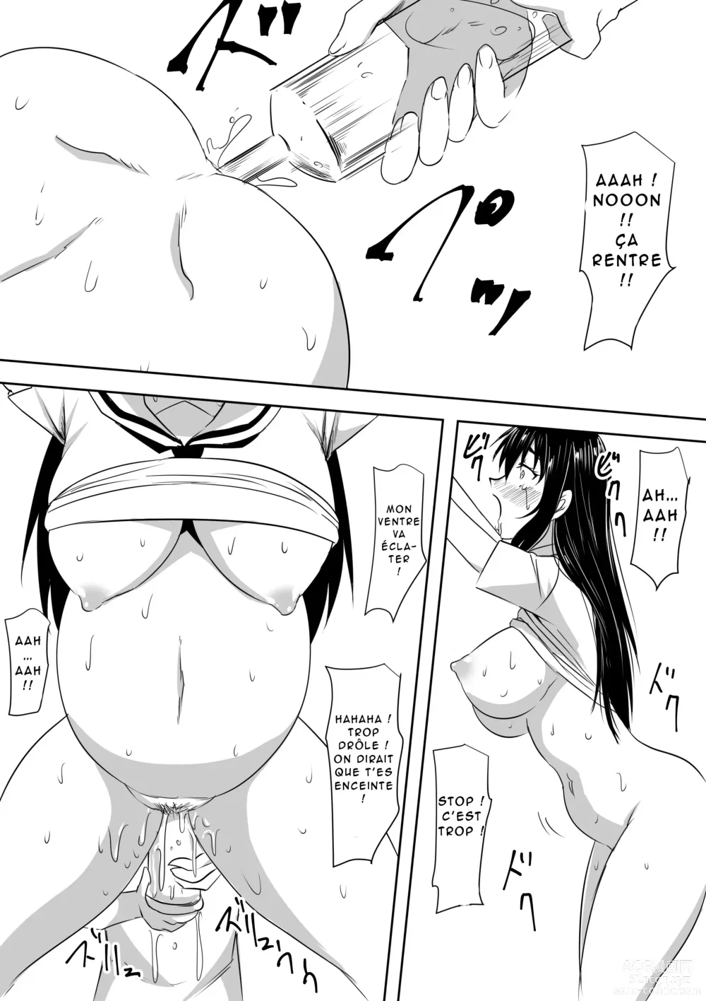 Page 22 of doujinshi Une étudiante transférée a subi un supplice SM pervers