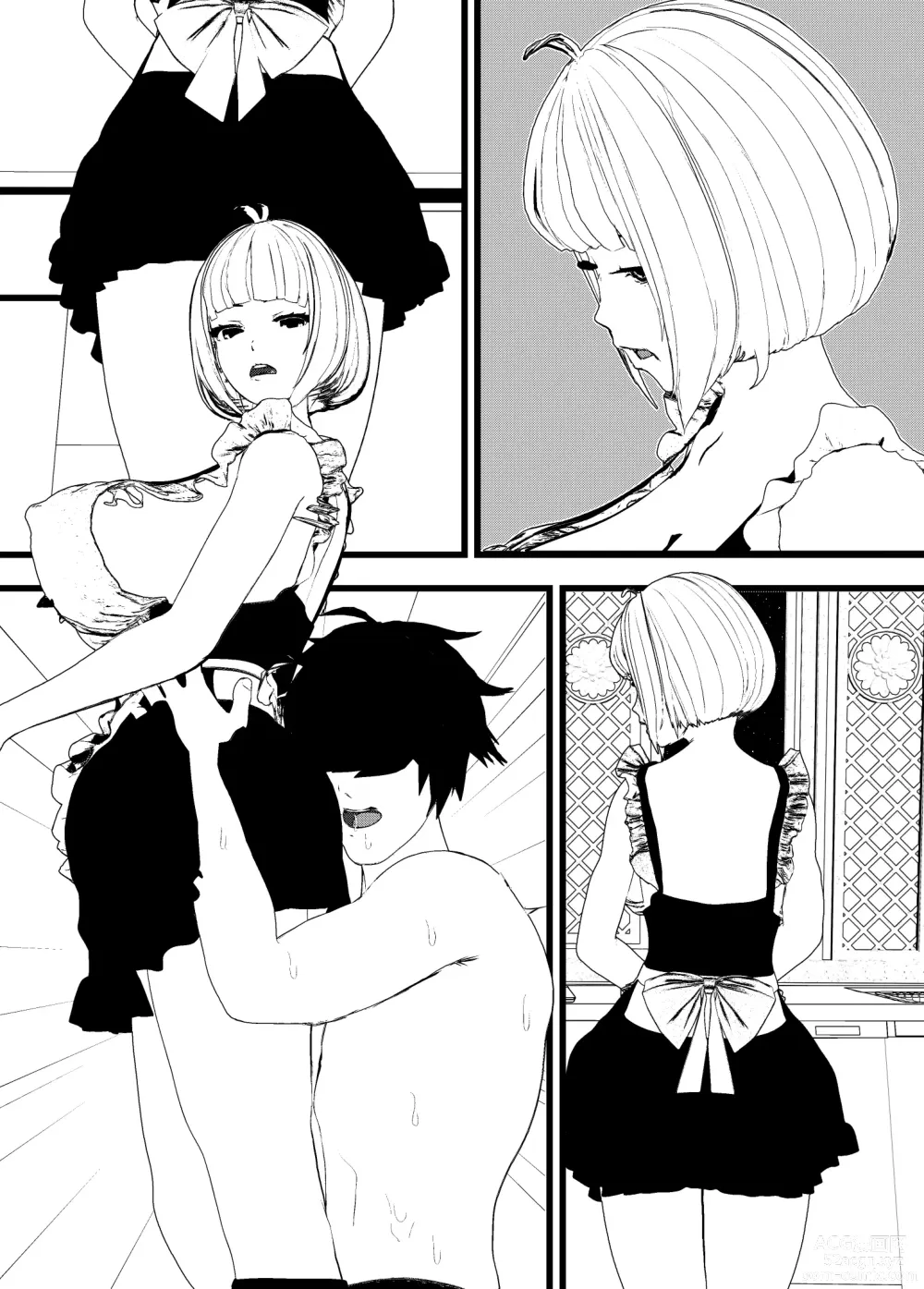 Page 27 of doujinshi Bonyuu Mama Maid to Sex Shitetara Cool Beauty Musume-chan Maid mo Ninshin Hakkaku Botehara Sex w