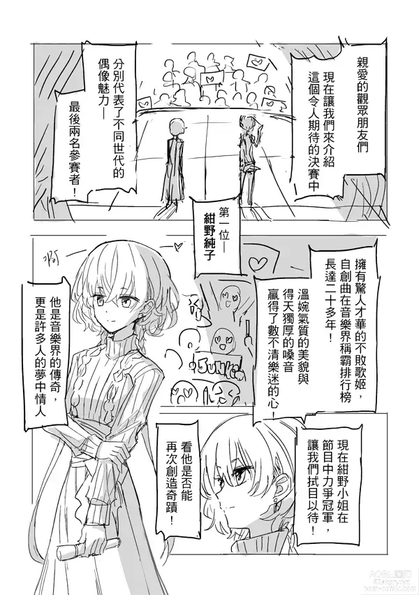 Page 1 of doujinshi 純愛コンビ現代パロ