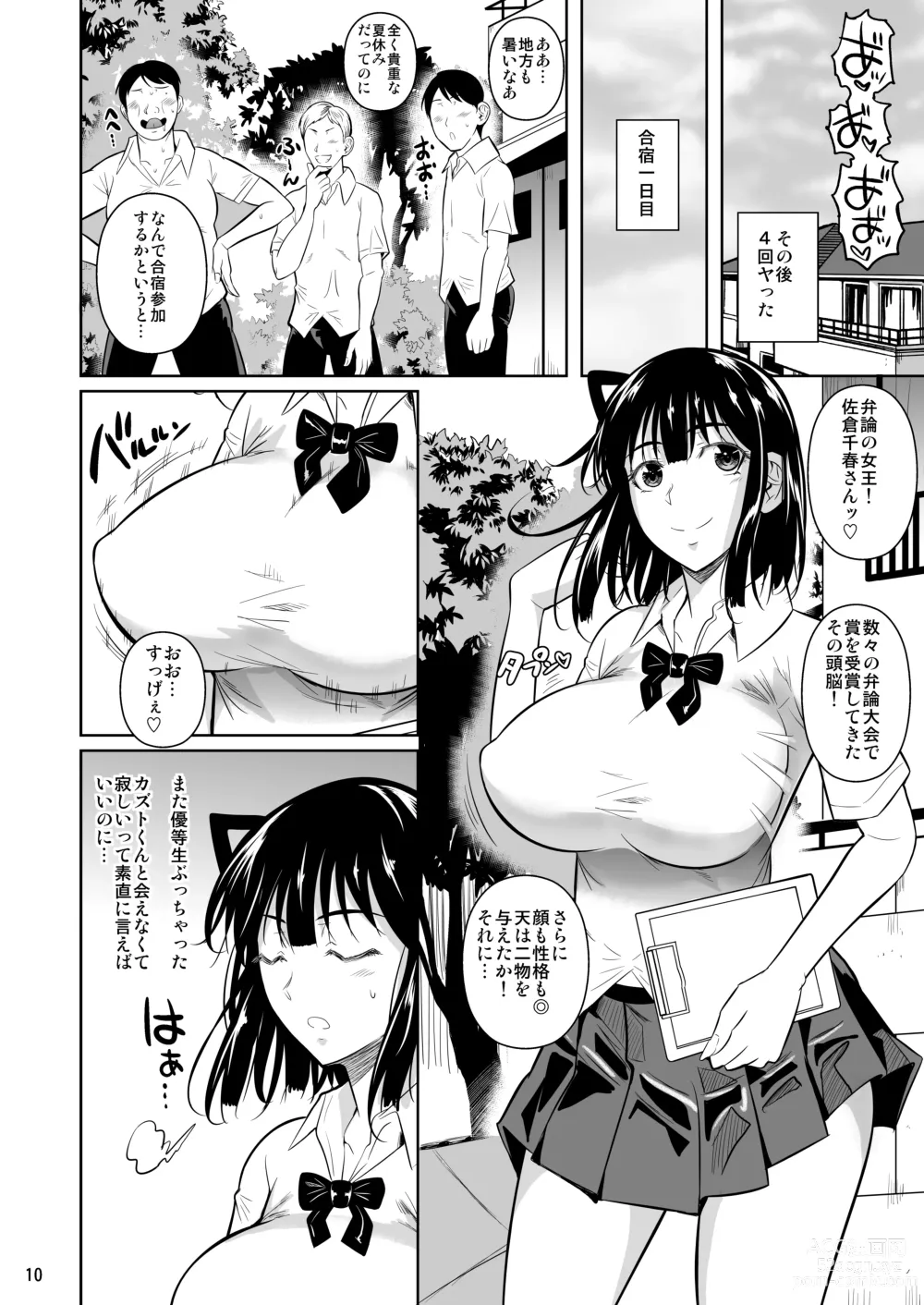 Page 11 of doujinshi Bocchi no Mob 4 Yari Hajime no Yuutousei ga Nishuukan Kinyoku no Ue Benronchuu ni Sex suru Hanashi