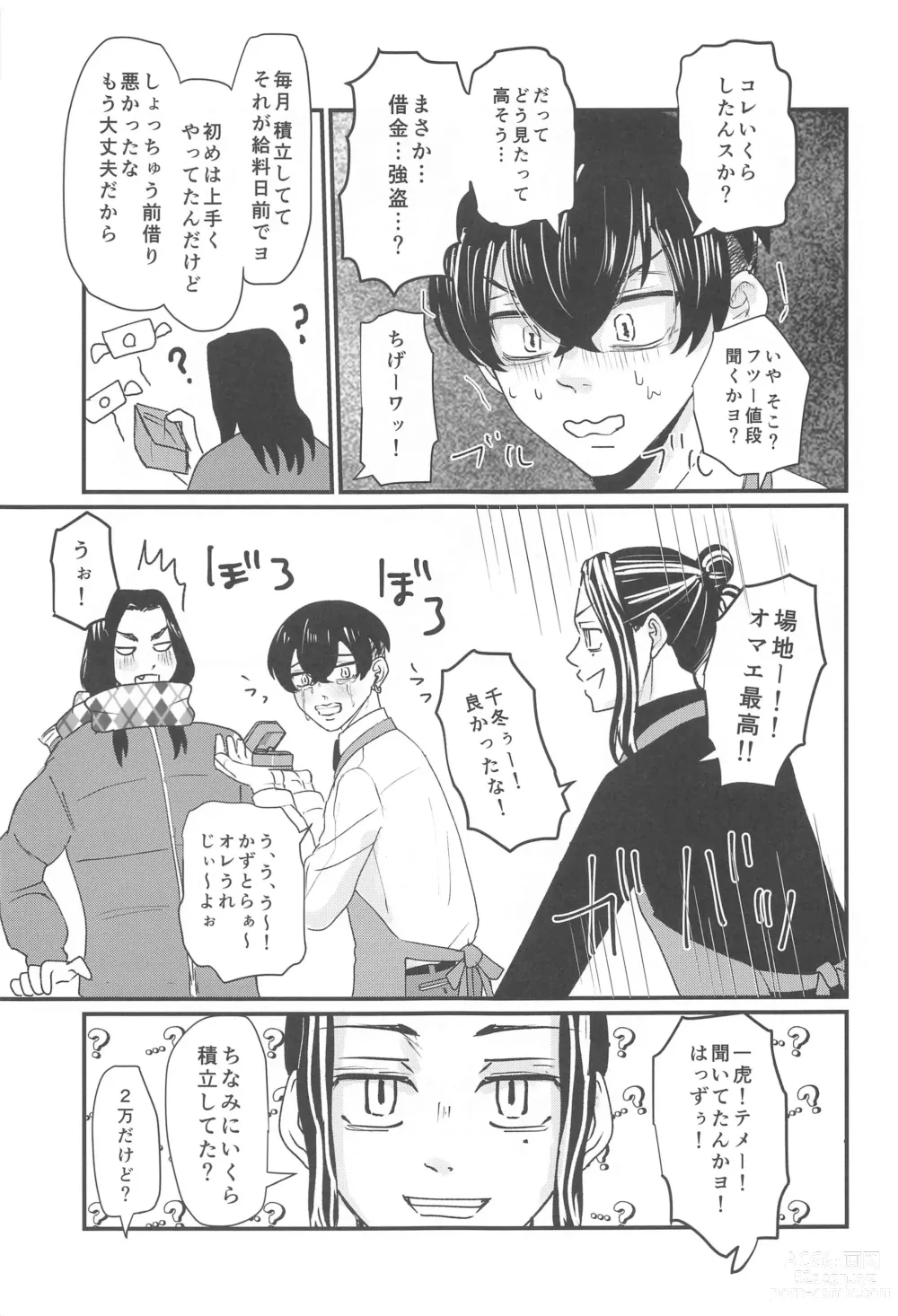 Page 32 of doujinshi Shachou! Settai  Itashimasu