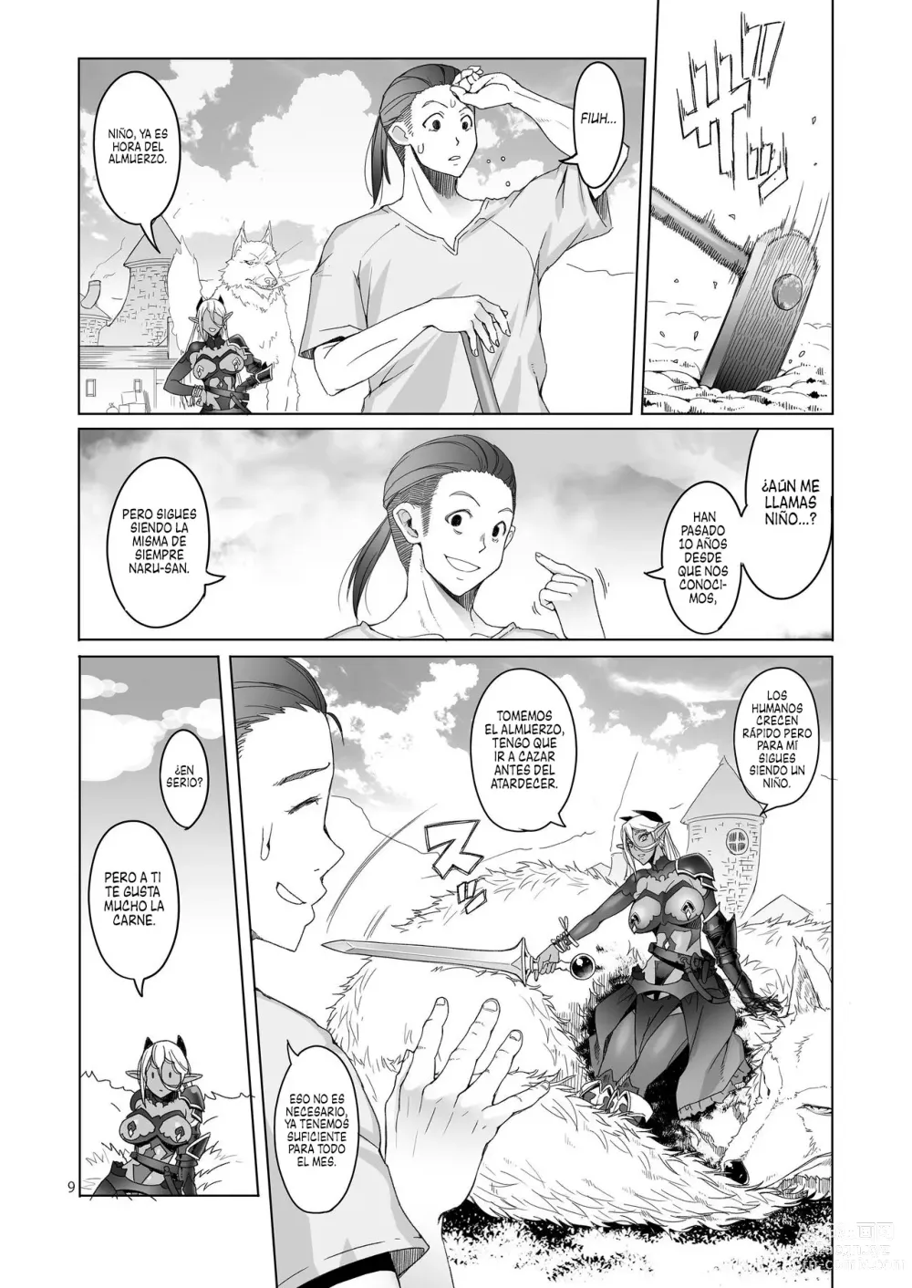 Page 9 of doujinshi Las Eternas Buenas Acciones de una Elfa Oscura