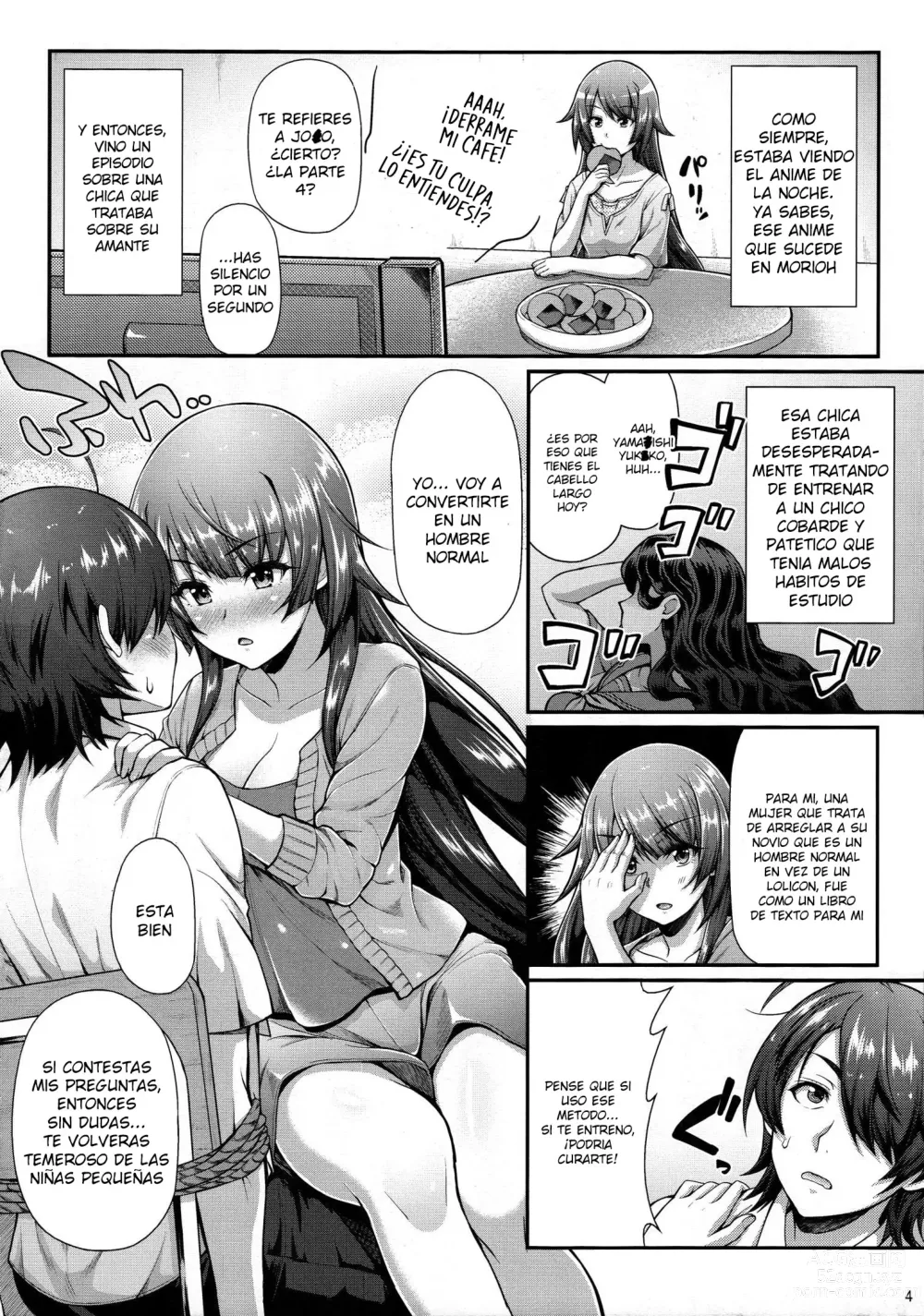 Page 3 of doujinshi Pachimonogatari Part 12: Koyomi Reform