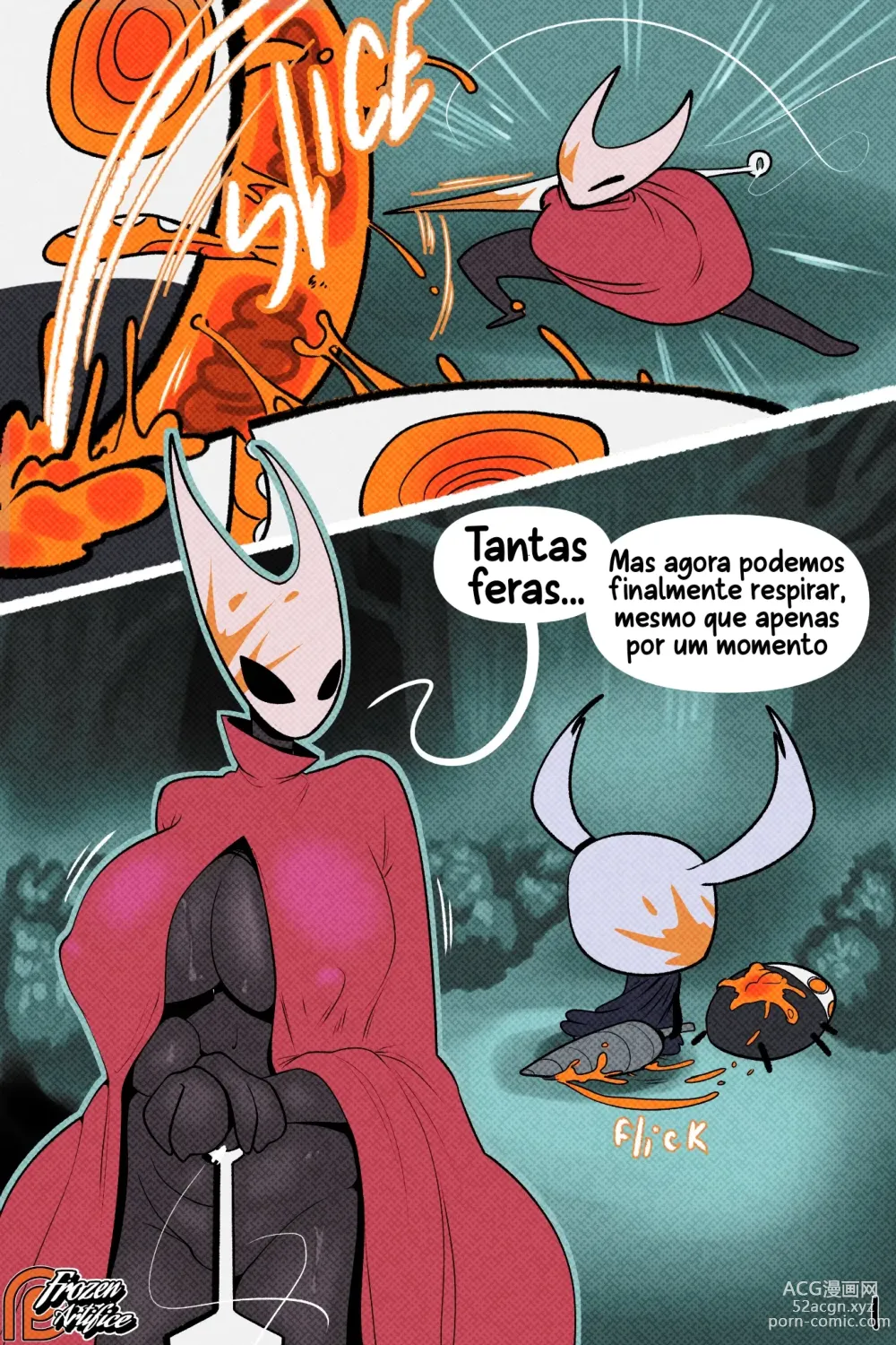 Page 1 of doujinshi Quit Bugging Me (Hollow Knight) PT BR