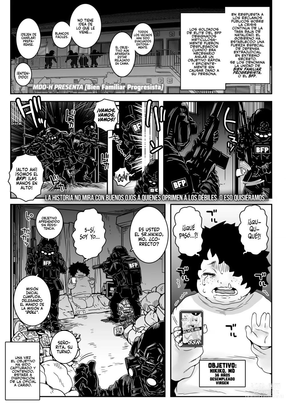 Page 1 of manga Bien Familiar Progresista