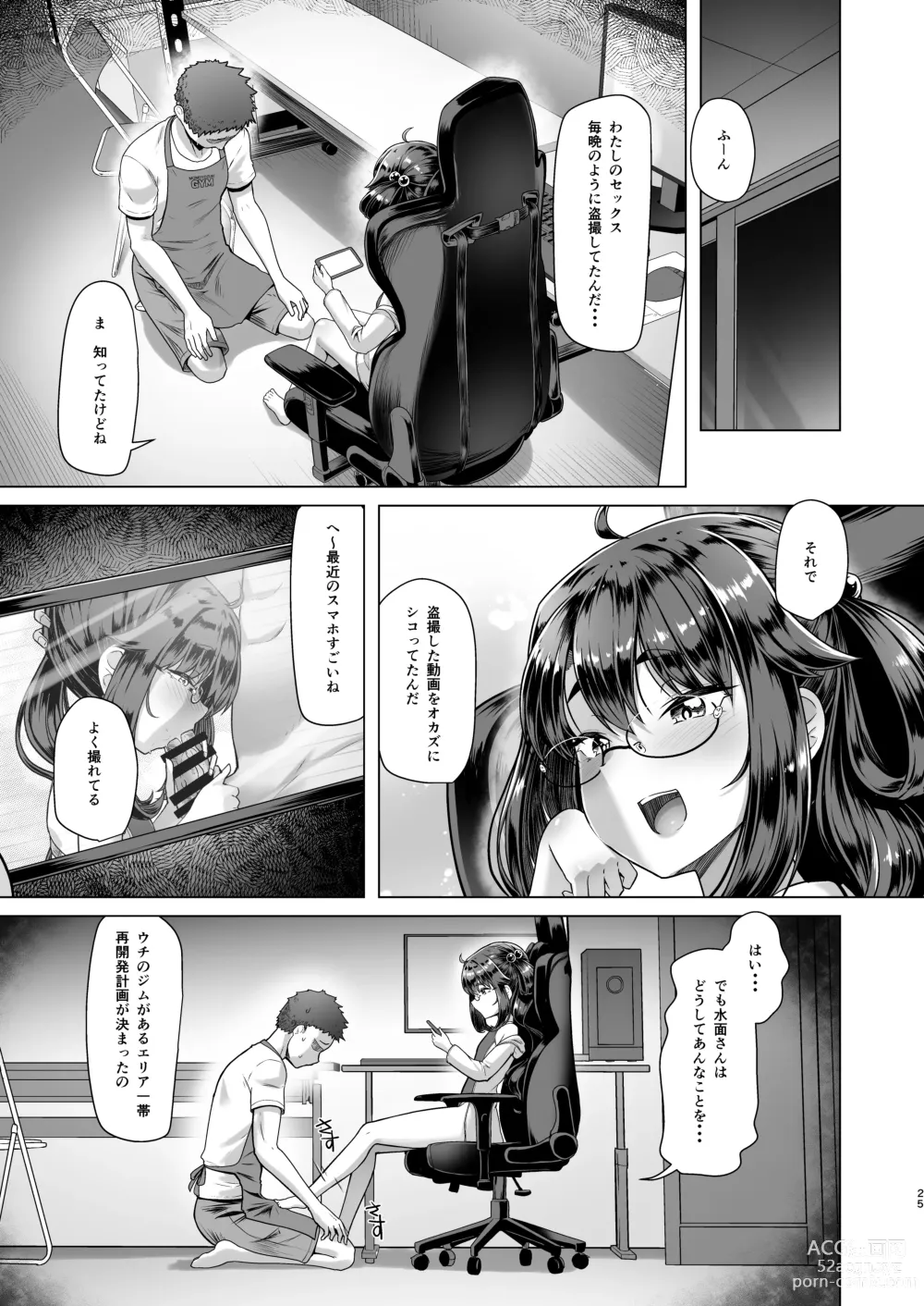 Page 24 of doujinshi 僕だけが知っている深夜の水面