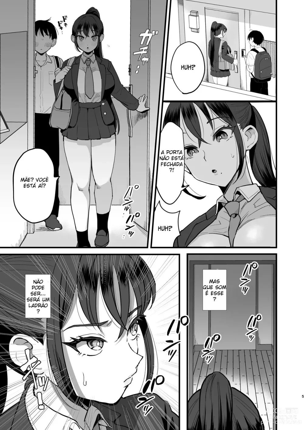 Page 4 of doujinshi Entranced Daughter and Natural Airhead Mother