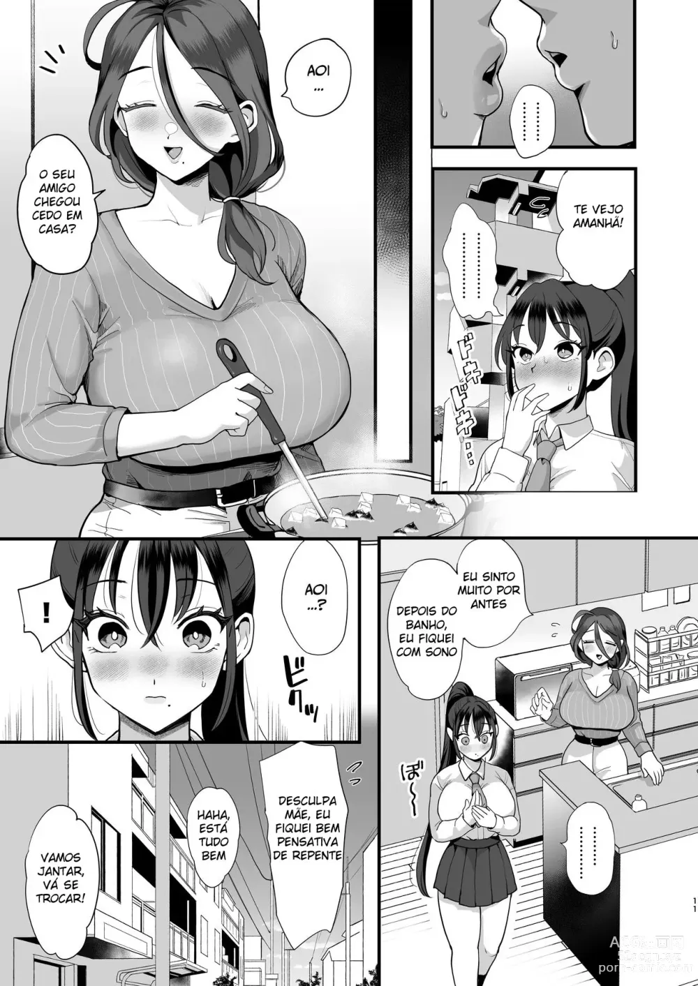 Page 10 of doujinshi Entranced Daughter and Natural Airhead Mother