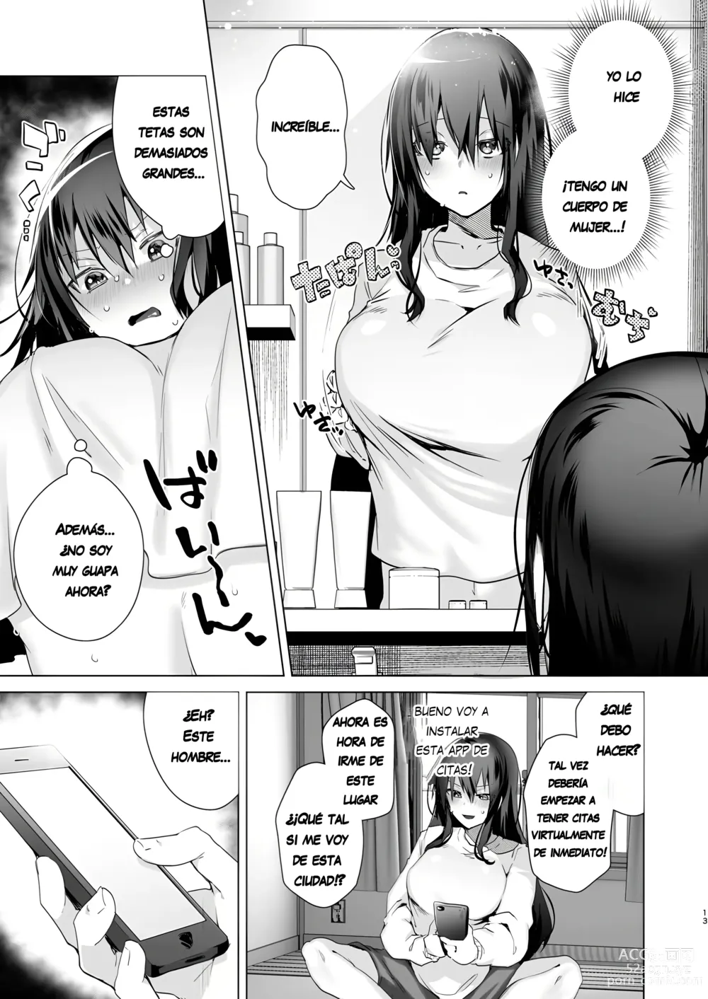 Page 12 of doujinshi TS Fukushuu Revenge 1 ~Me cambié de sexo, me convertí en una chica hermosa, me vengaré y cambiaré mi vida.!~