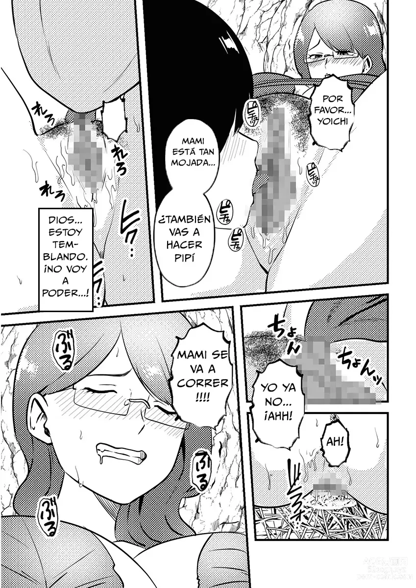Page 14 of doujinshi Mama to Musuko ga Mujintou de Love Love Sex suru Hanashi
