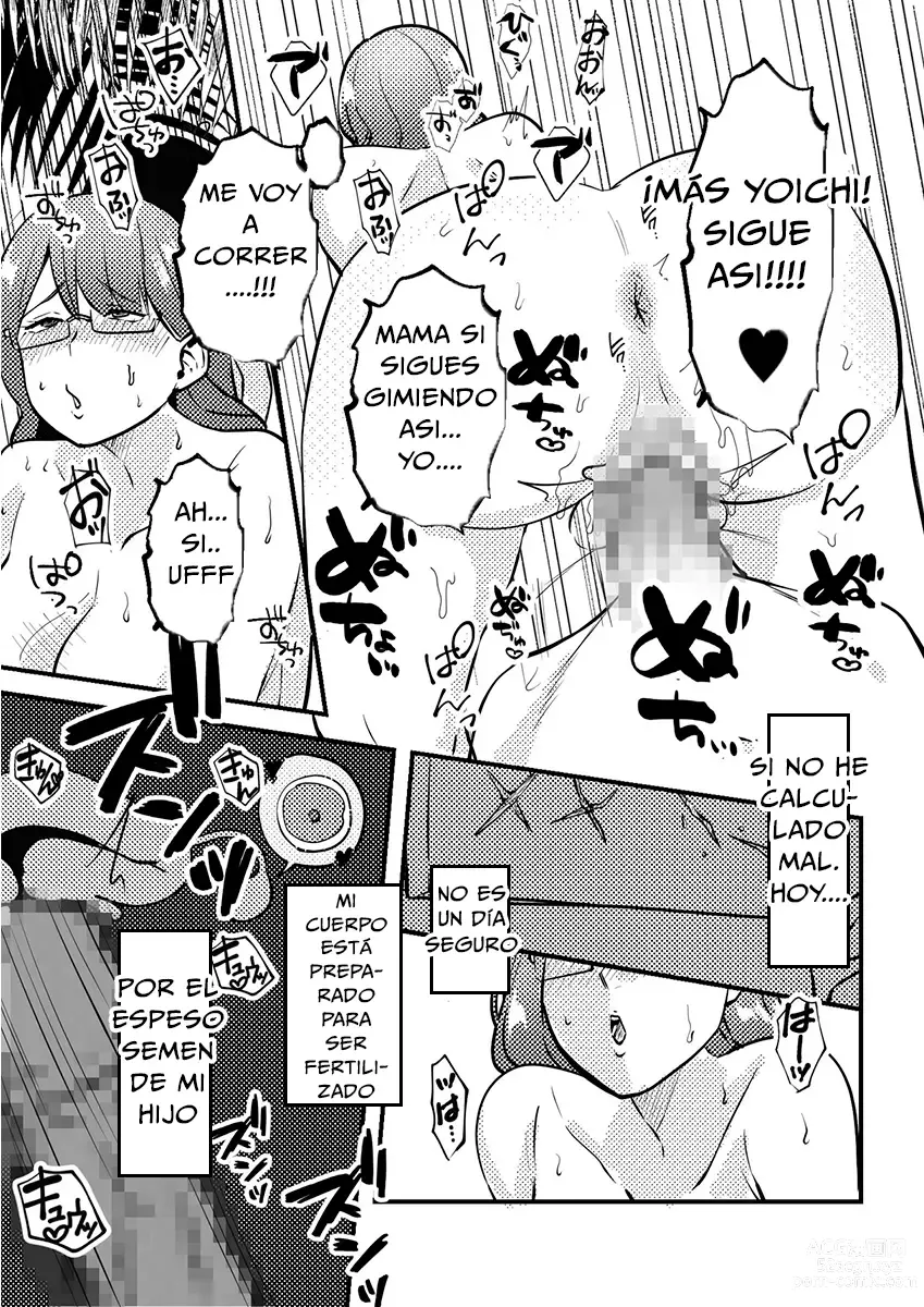 Page 26 of doujinshi Mama to Musuko ga Mujintou de Love Love Sex suru Hanashi