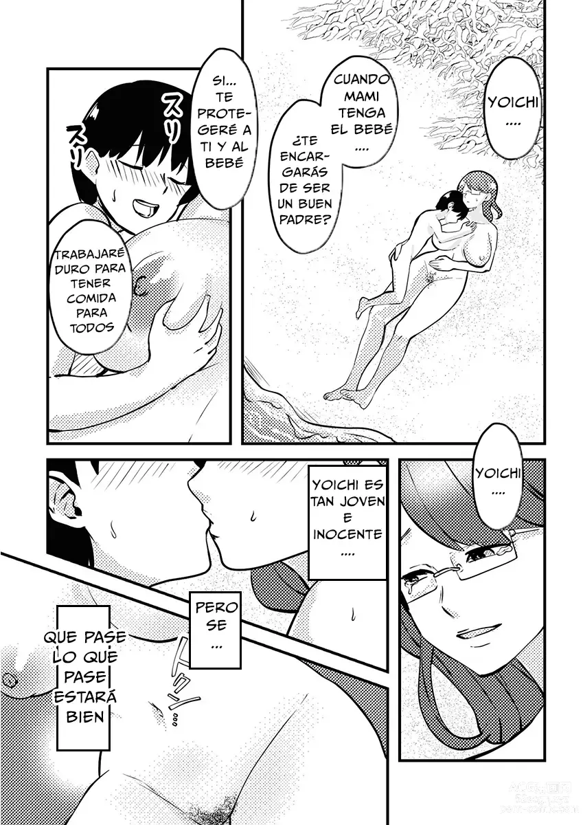 Page 28 of doujinshi Mama to Musuko ga Mujintou de Love Love Sex suru Hanashi